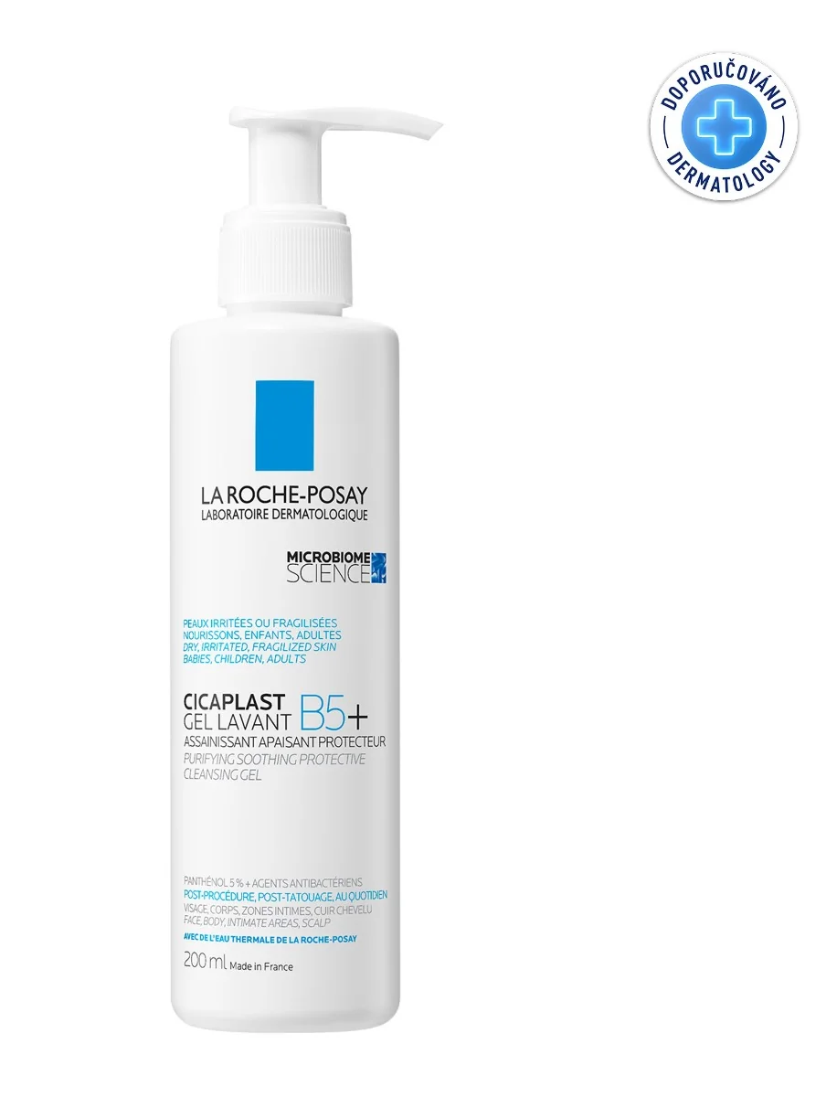 La Roche-Posay Cicaplast Lavant B5 čisticí zklidňující pěnící gel 200 ml