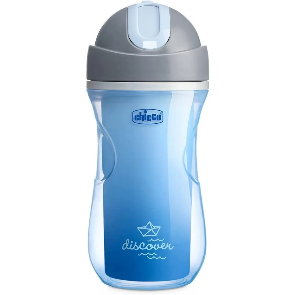 Chicco Hrneček Sport termo s brčkem 266 ml modrý 14m+