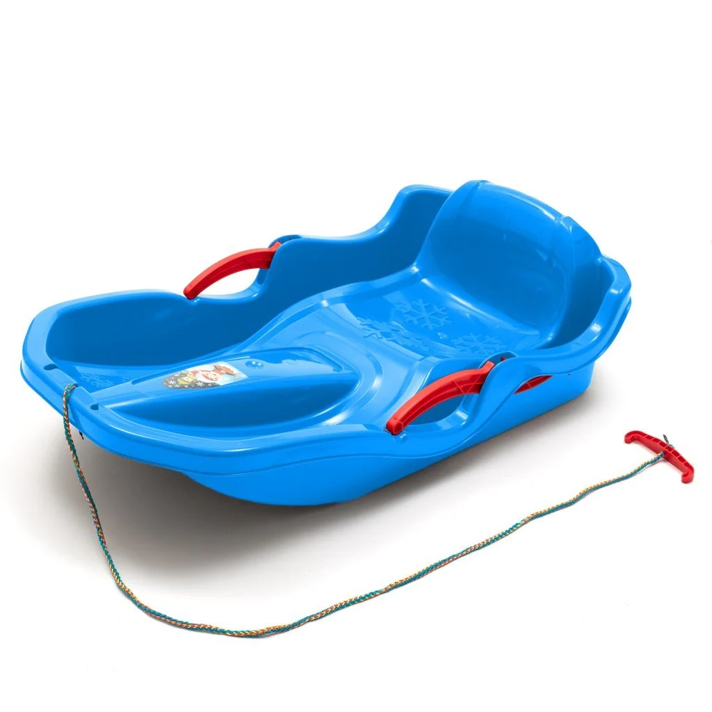 Baby Mix Plastové boby s opěradlem a brzdami  SPEED BOB modré
