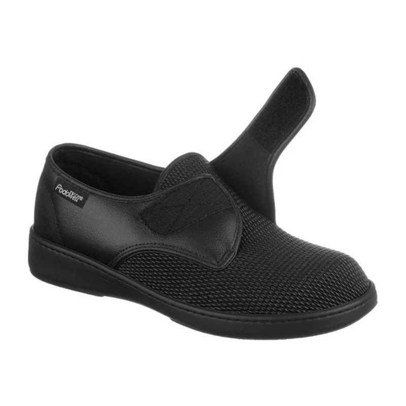 PodoWell ALVINE halluxová obuv unisex elastická ve špici černá, velikost: 38