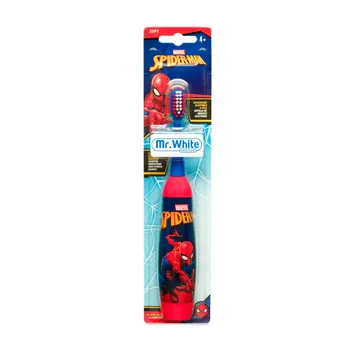 Mr. White Spiderman SOFT dětský zubní kartáček bateriový