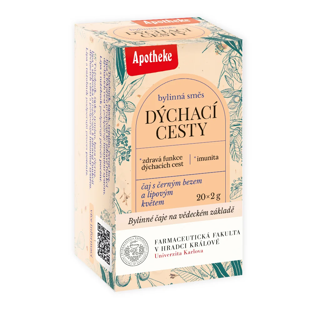 Apotheke Farmaceutická fakulta Dýchací cesty porcovaný čaj 20x2 g