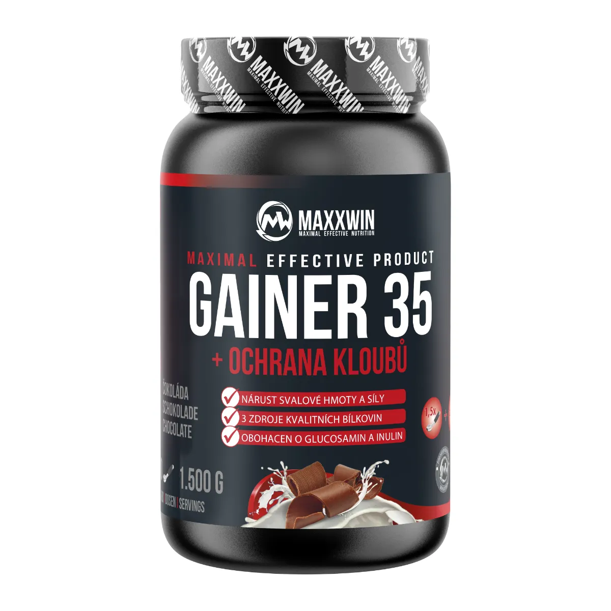 MAXXWIN GAINER 35 čokoláda 1500 g