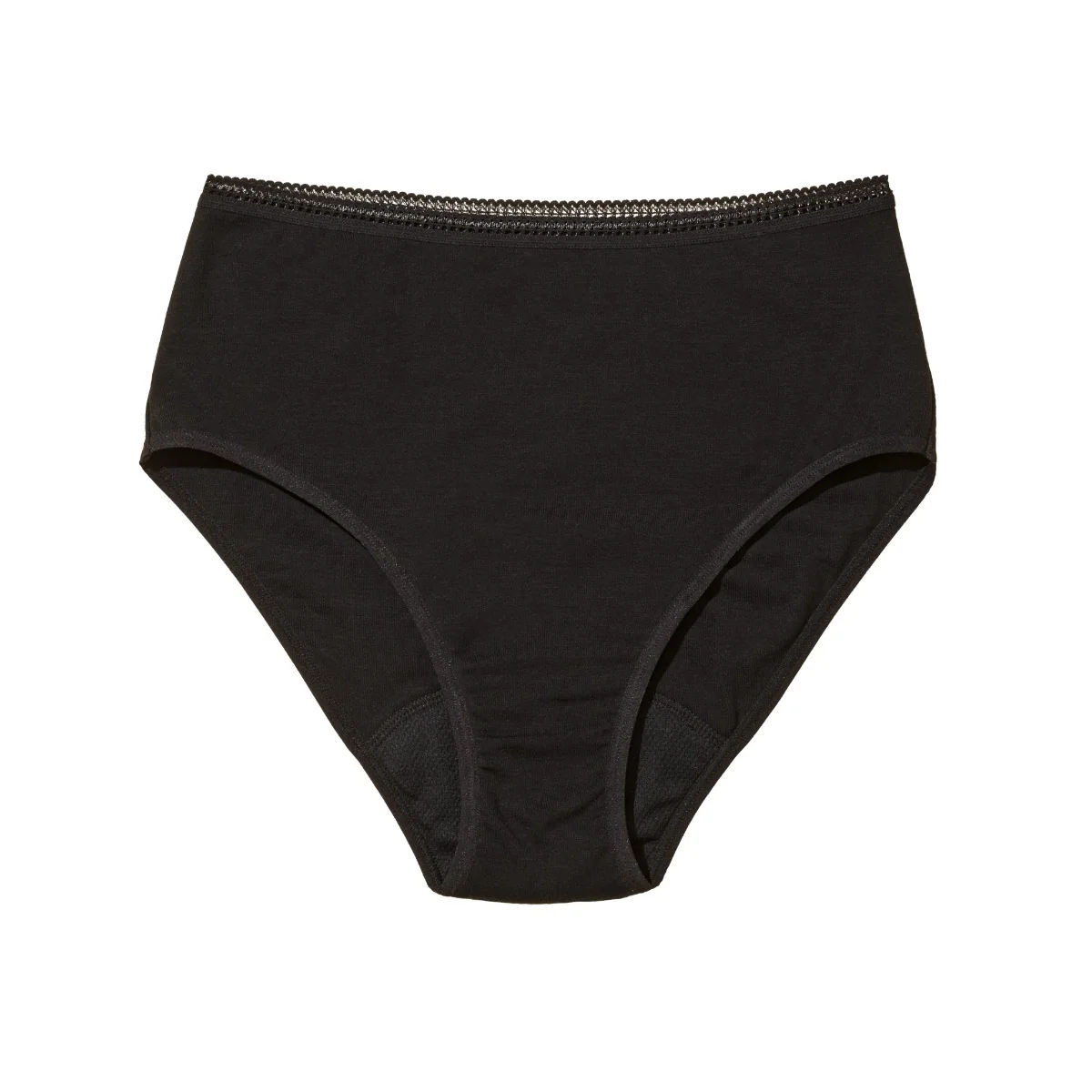 AllMatters Menstruační kalhotky s vysokým pasem vel. XS 1 ks černé
