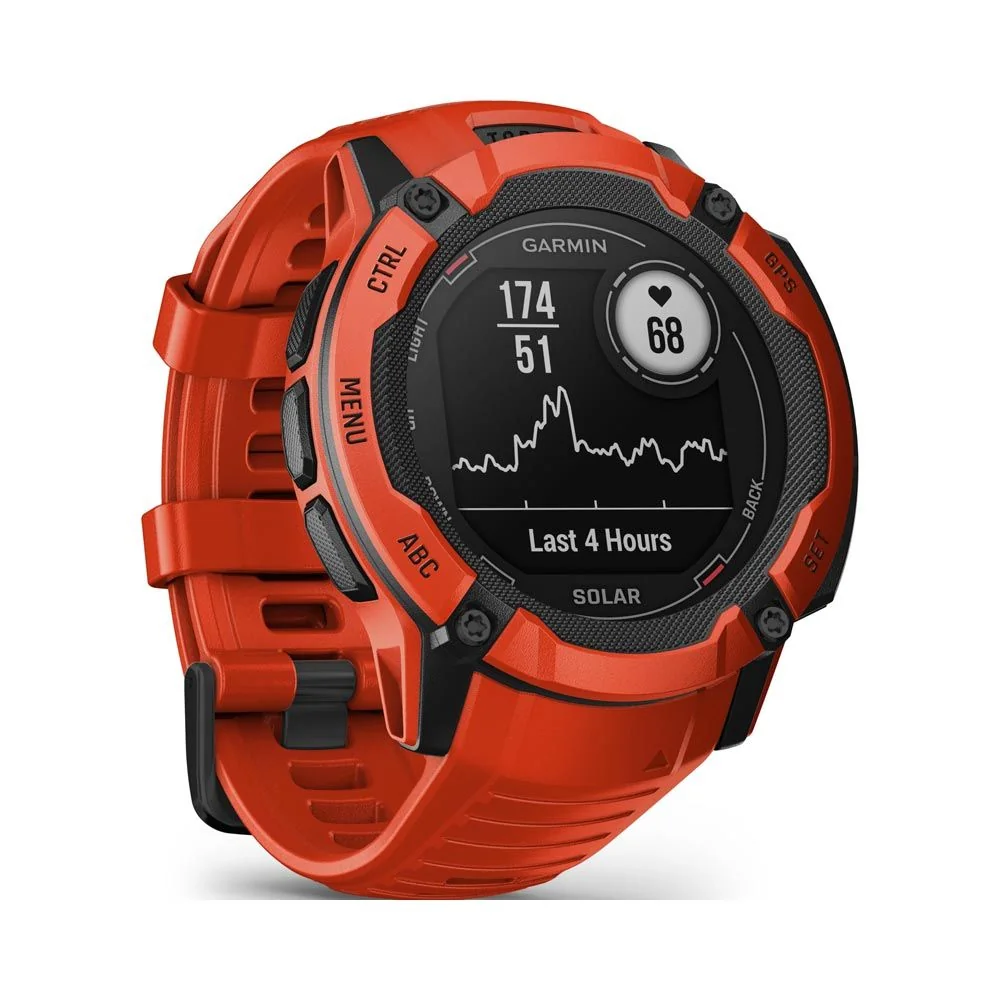 Garmin Instinct 2X Solar chytré hodinky Flame Red