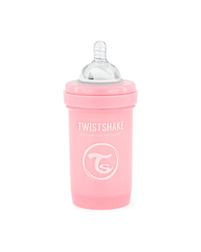 Twistshake Anti-Colic kojenecká láhev 180 ml růžová