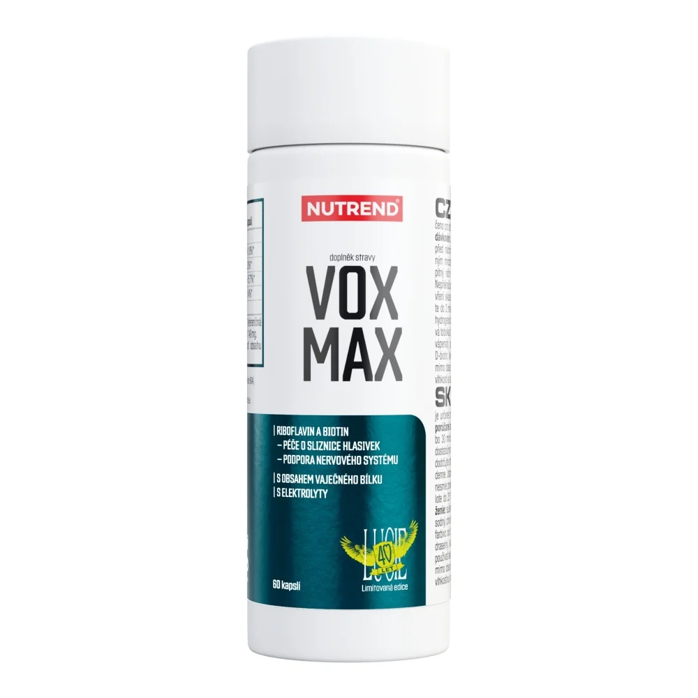Nutrend Vox Max 60 kapslí limitovaná edice Lucie 40 let