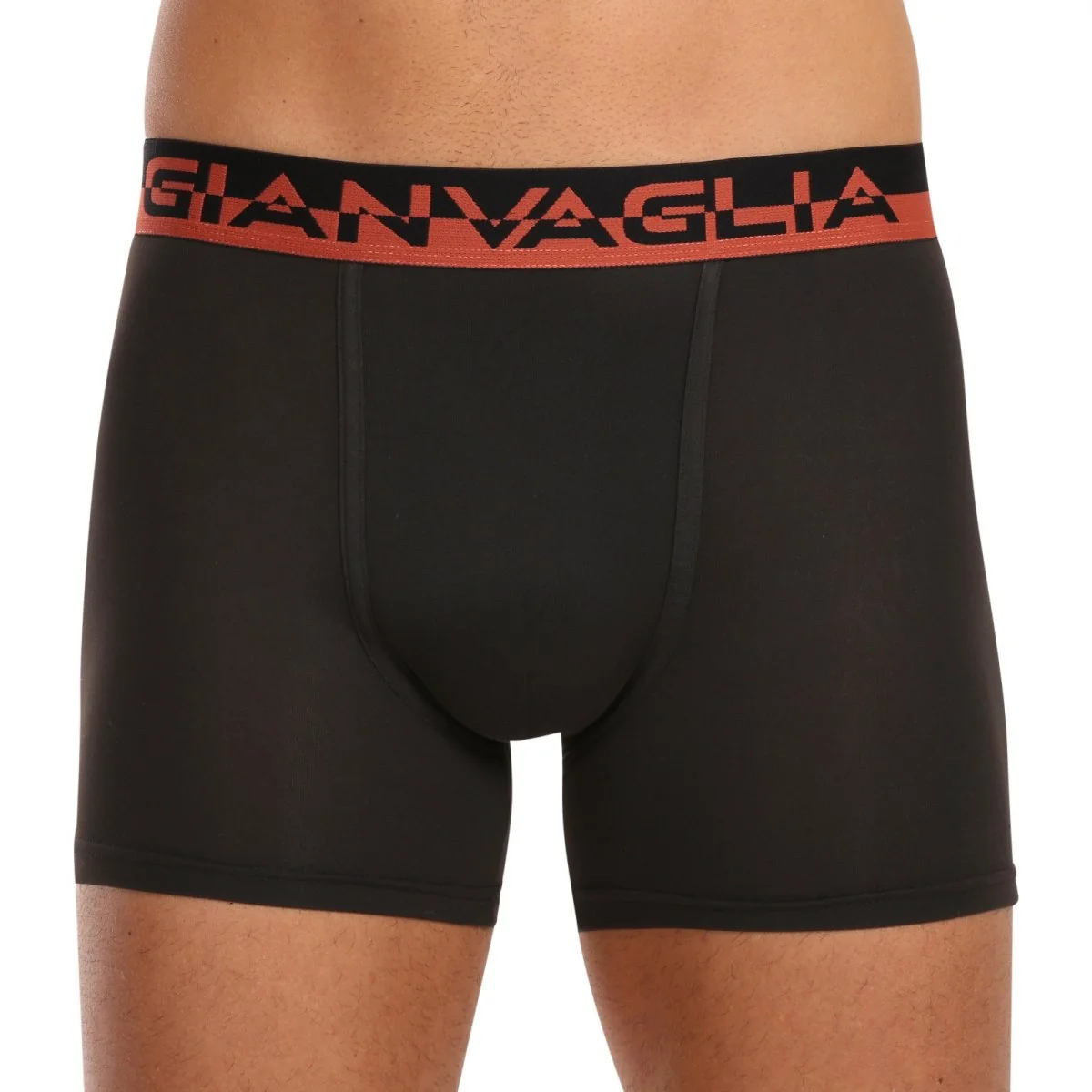 Gianvaglia 5PACK pánské boxerky černé (GVG-5008) XXL