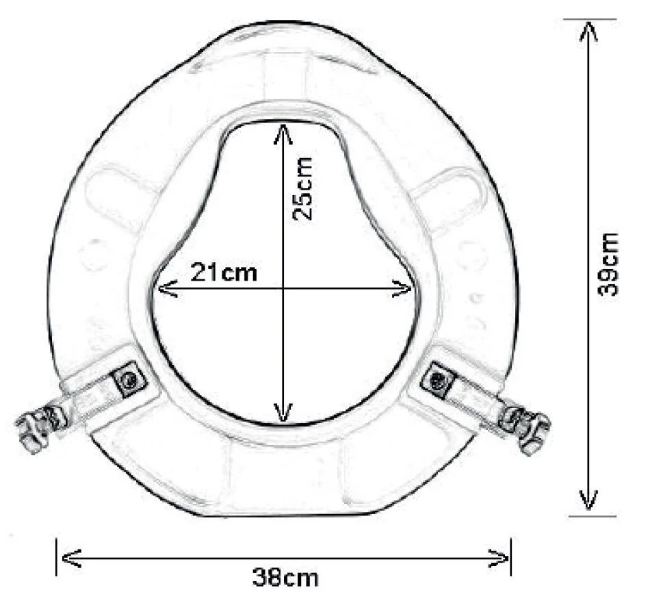 DMA Ashby Easyfit 63122, Nástavec na WC 5 cm