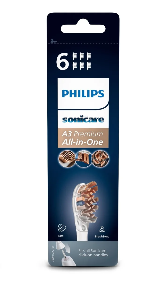 Philips Sonicare Premium All-in-One HX9096/10 náhradní hlavice 6 ks