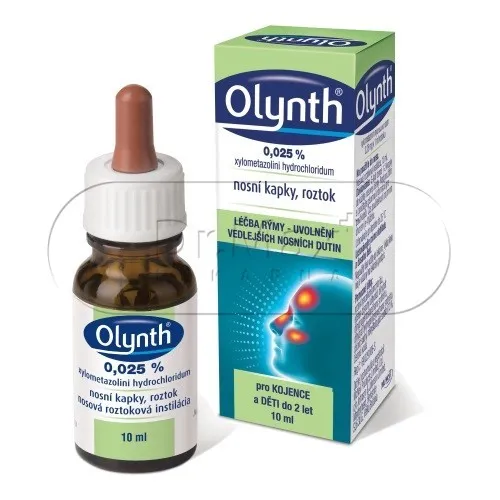 Olynth 0.025% nosní kapky pro kojence a děti do 2 let 10ml