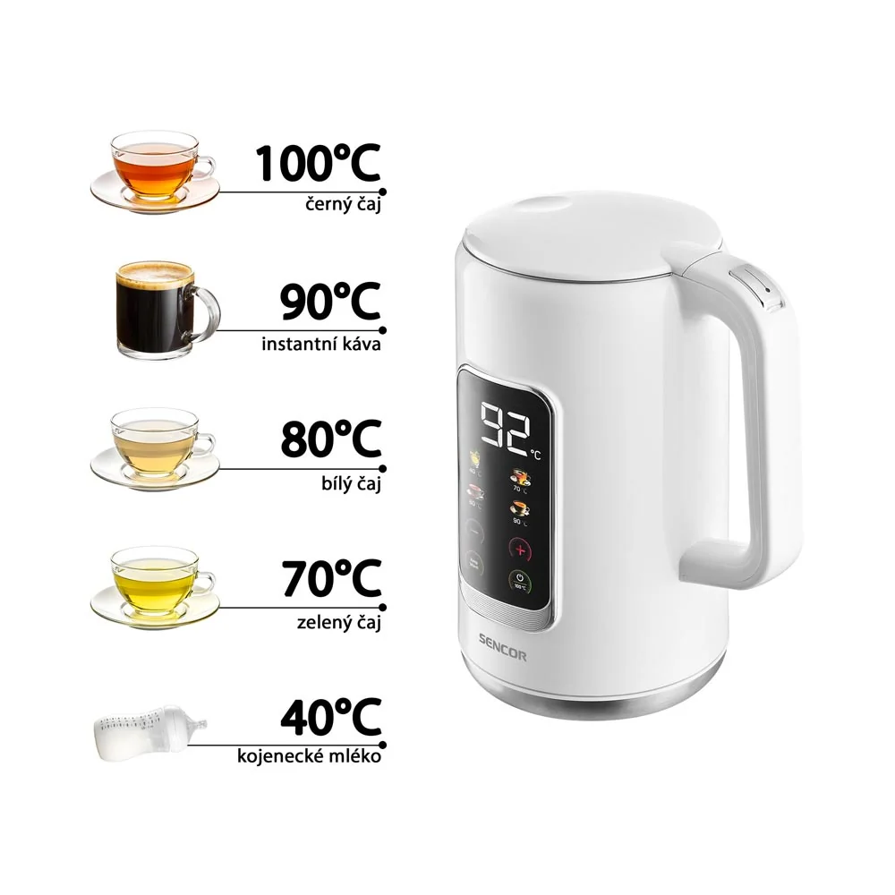 SENCOR SWK 0950WH rychlovarná konvice