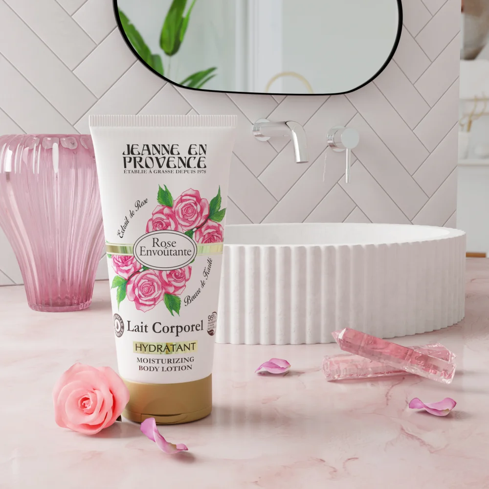 Jeanne en Provence Tělové mléko Podmanivá růže 200 ml