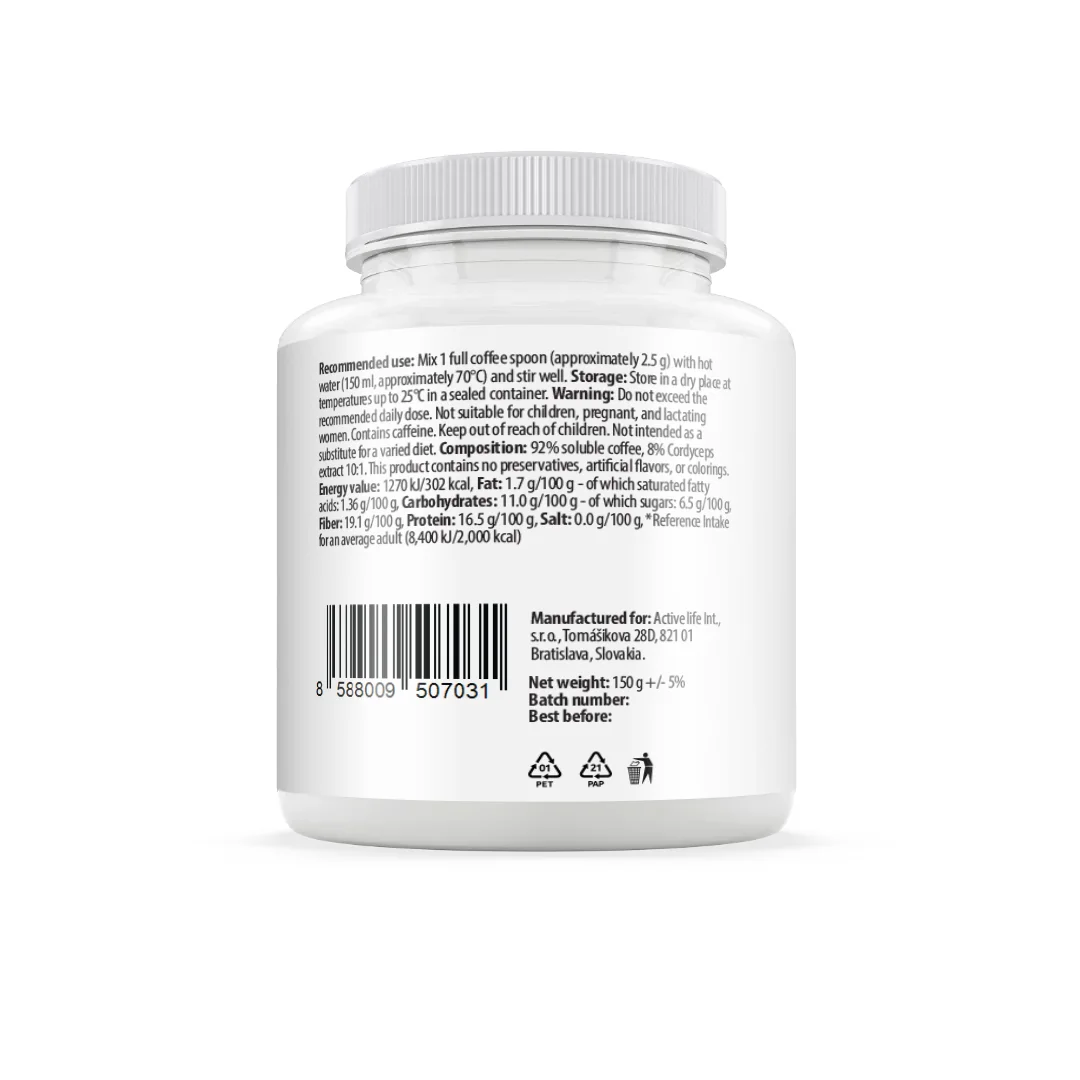 Zerex Káva Cordyceps 150 g