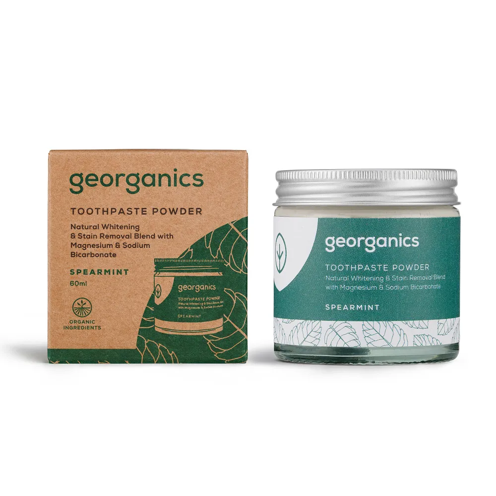 Georganics Spearmint zubní prášek 60 ml