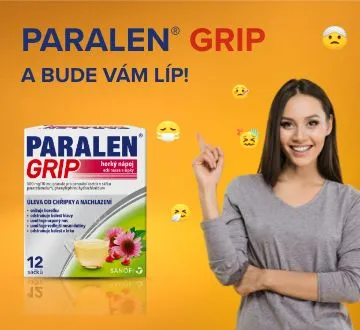 PARALEN® GRIP horký nápoj echinacea a šípky 12 sáčků – a bude vám líp