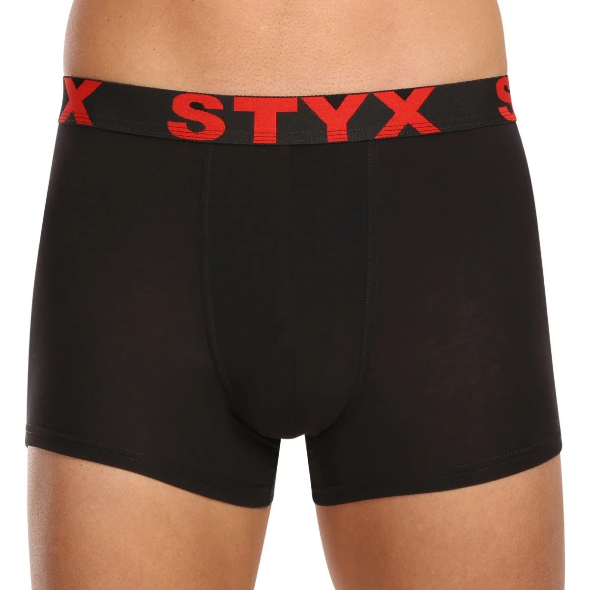 Styx 5PACK pánské boxerky sportovní guma černé (5G9601) XXL