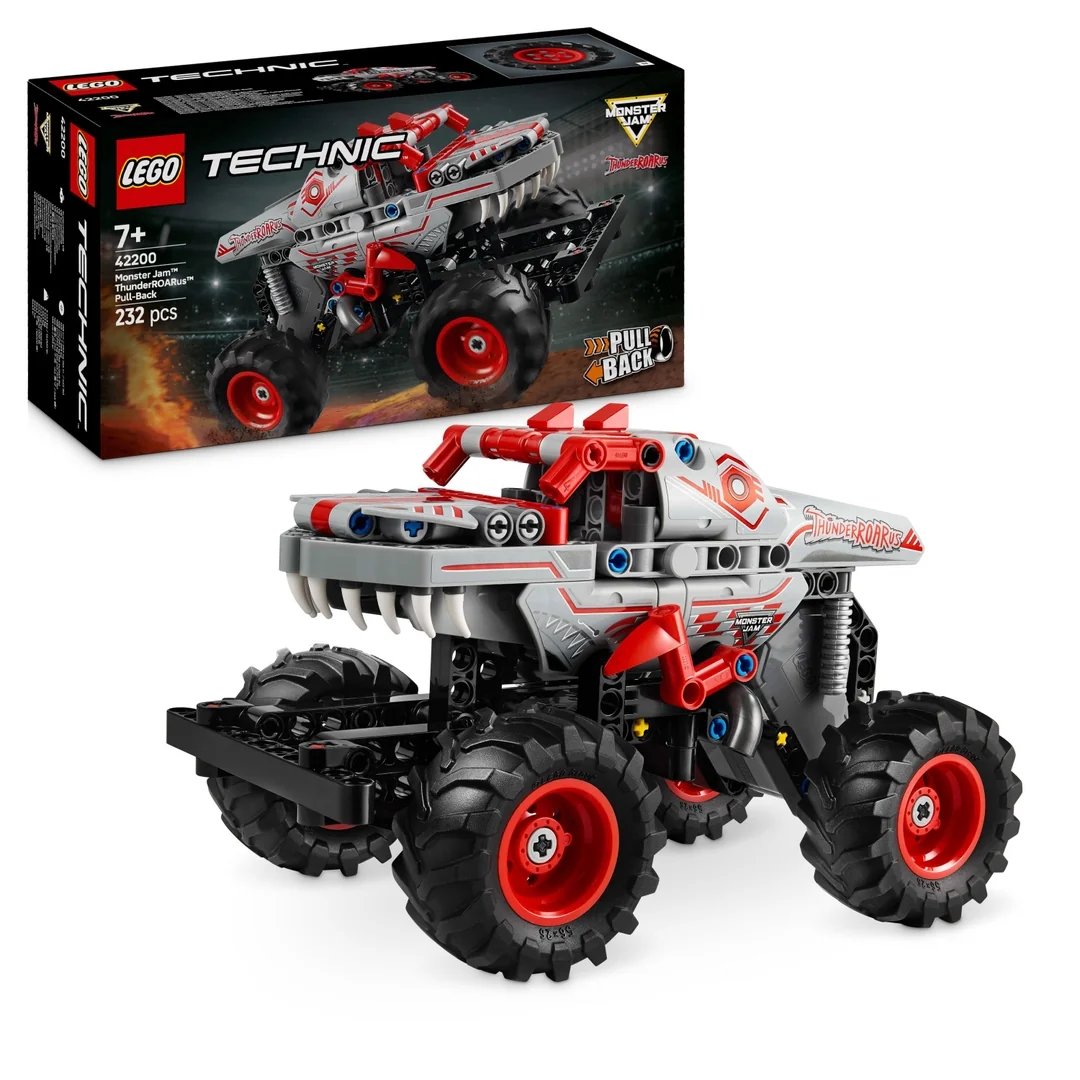 LEGO® Technic™ 42200 Monster Jam™ ThunderROARus™ s natahovacím motorem