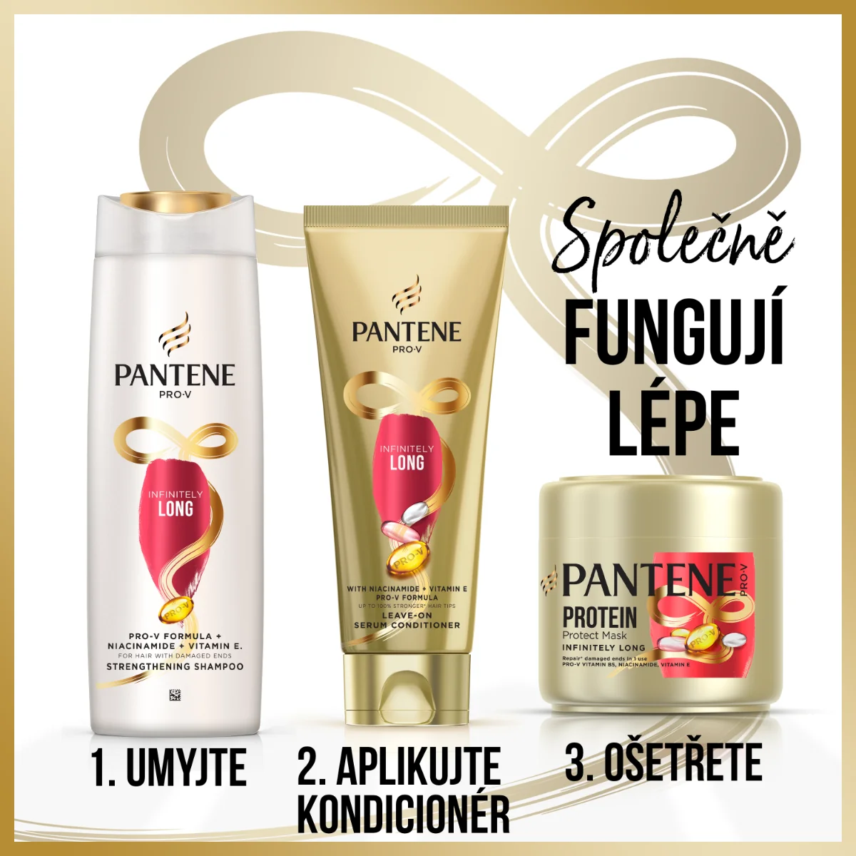 Pantene Pro-V 3 Minute Infinite Long sérum na poškozené vlasy 200 ml
