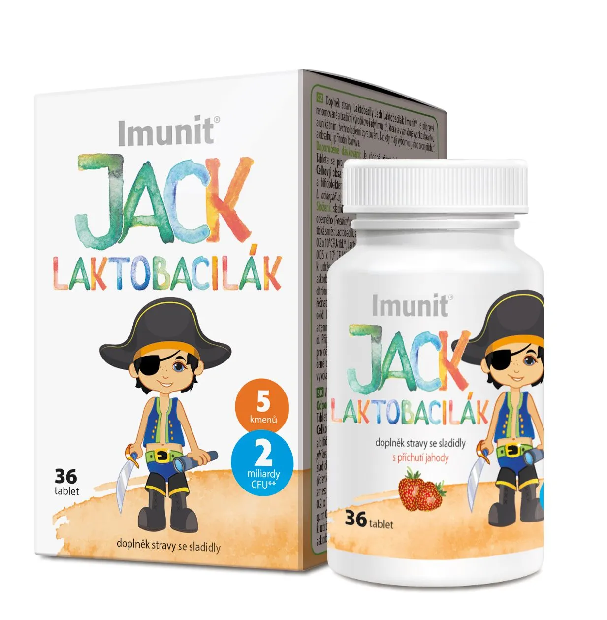 Imunit JACK LAKTOBACILÁK 36 tablet