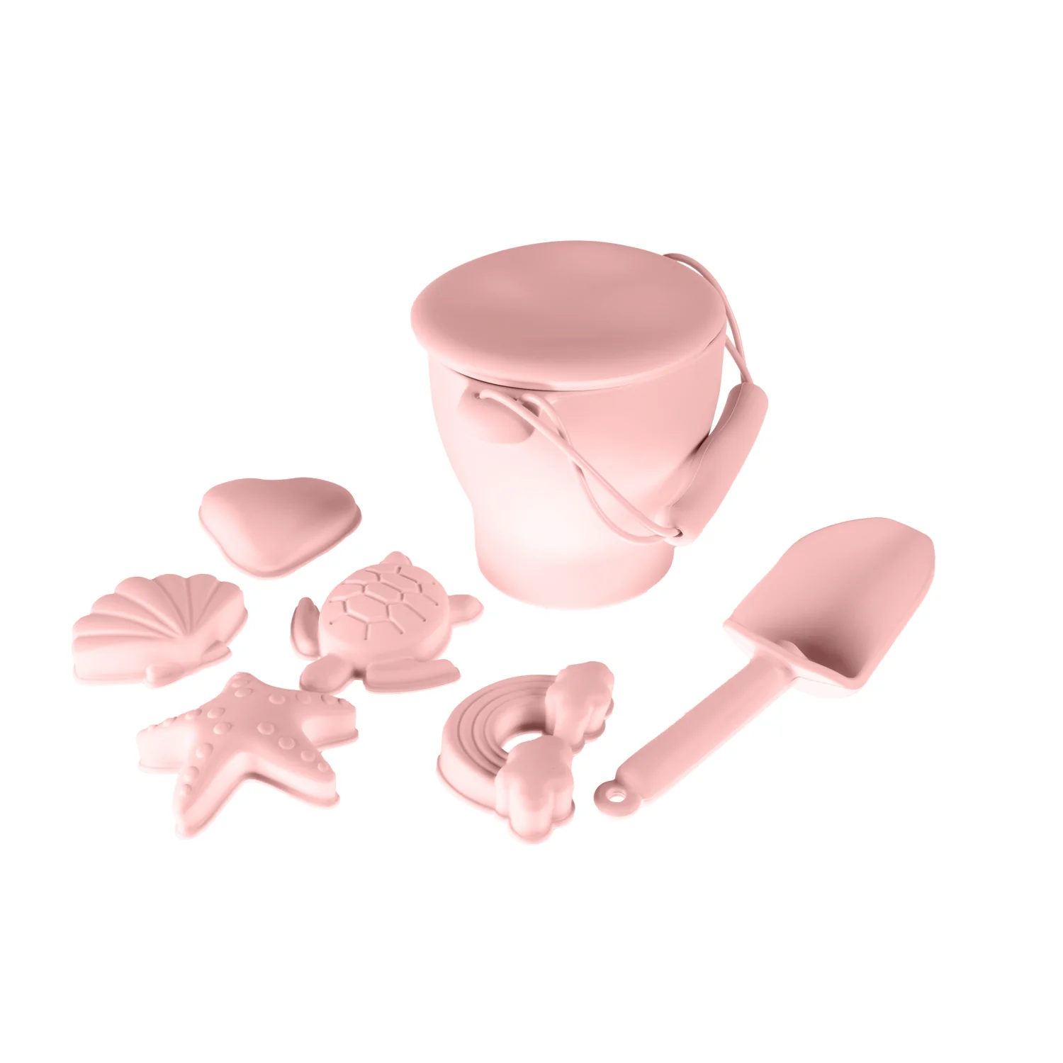 Zopa Silikonový set na písek, Old Pink 4