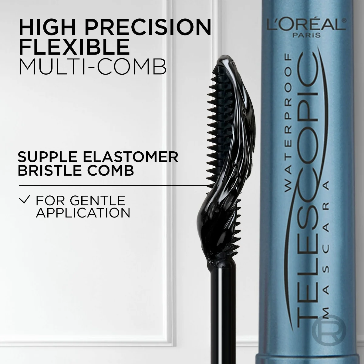Loréal Paris Telescopic Mascara Black voděodolná řasenka 8 ml