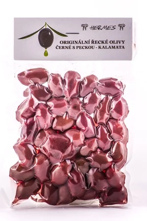 DMHERMES Černé olivy kalamata vakuované 150 g