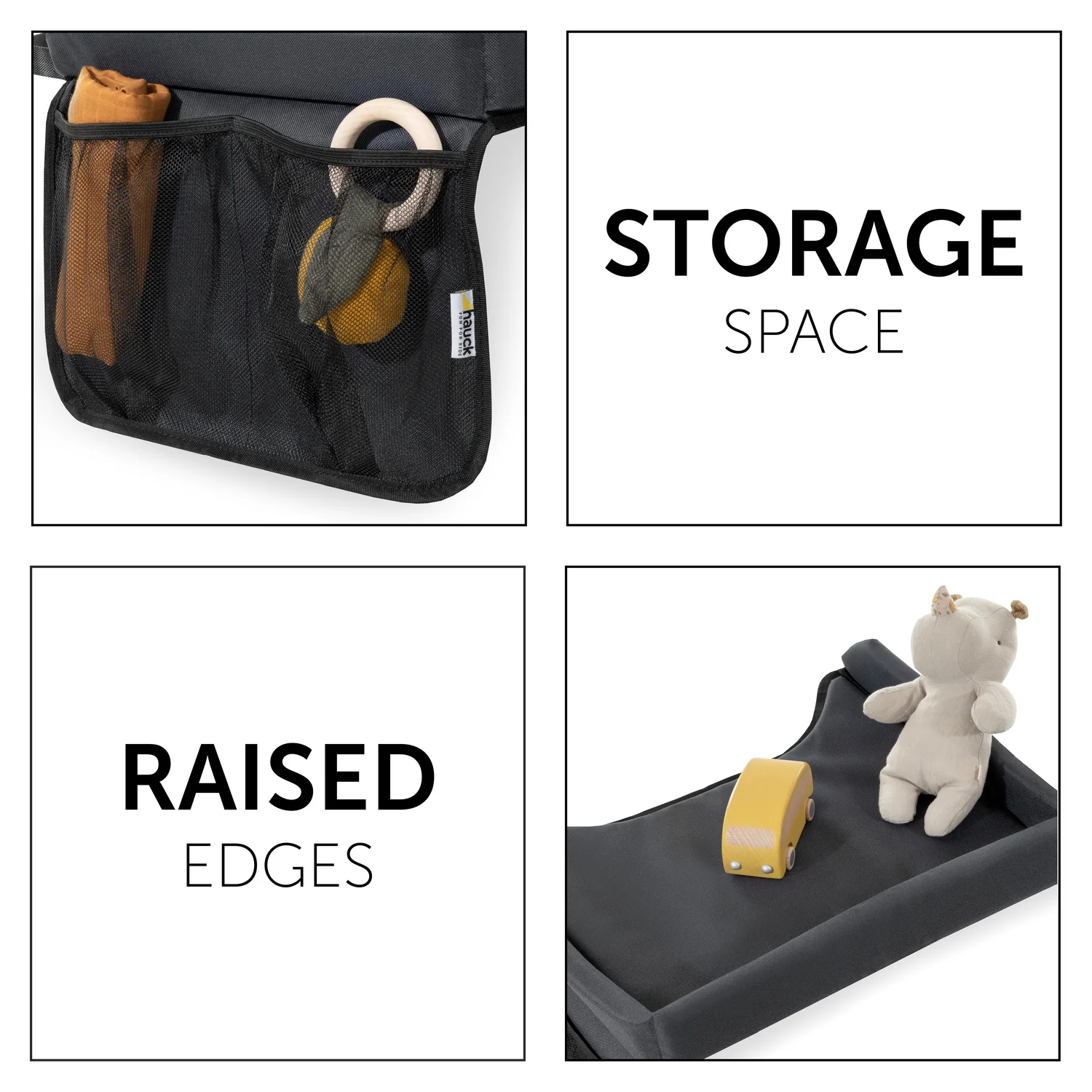 Hauck Skládací stolek Play on Me k autosedačkám Skupiny 1