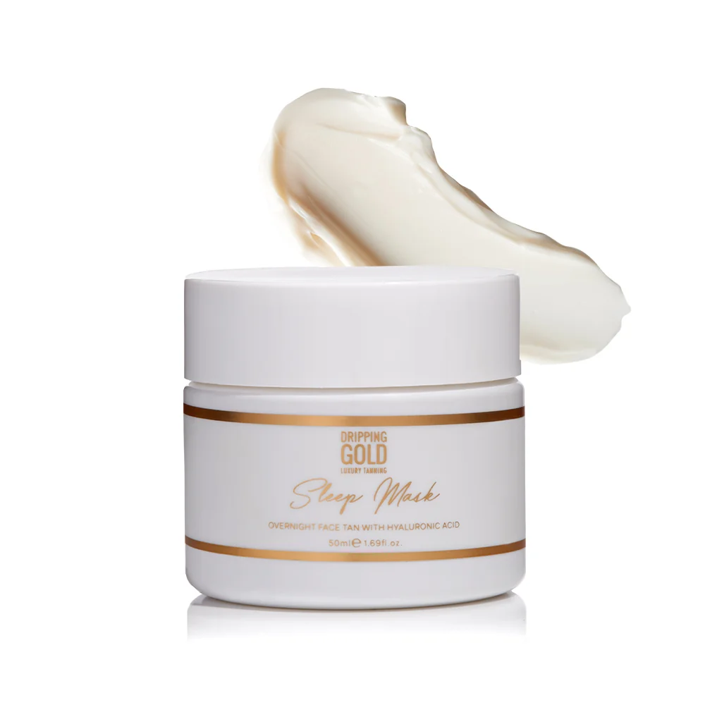 SOSU Dripping Gold Sleep Mask samoopalovací noční maska na obličej 50 ml