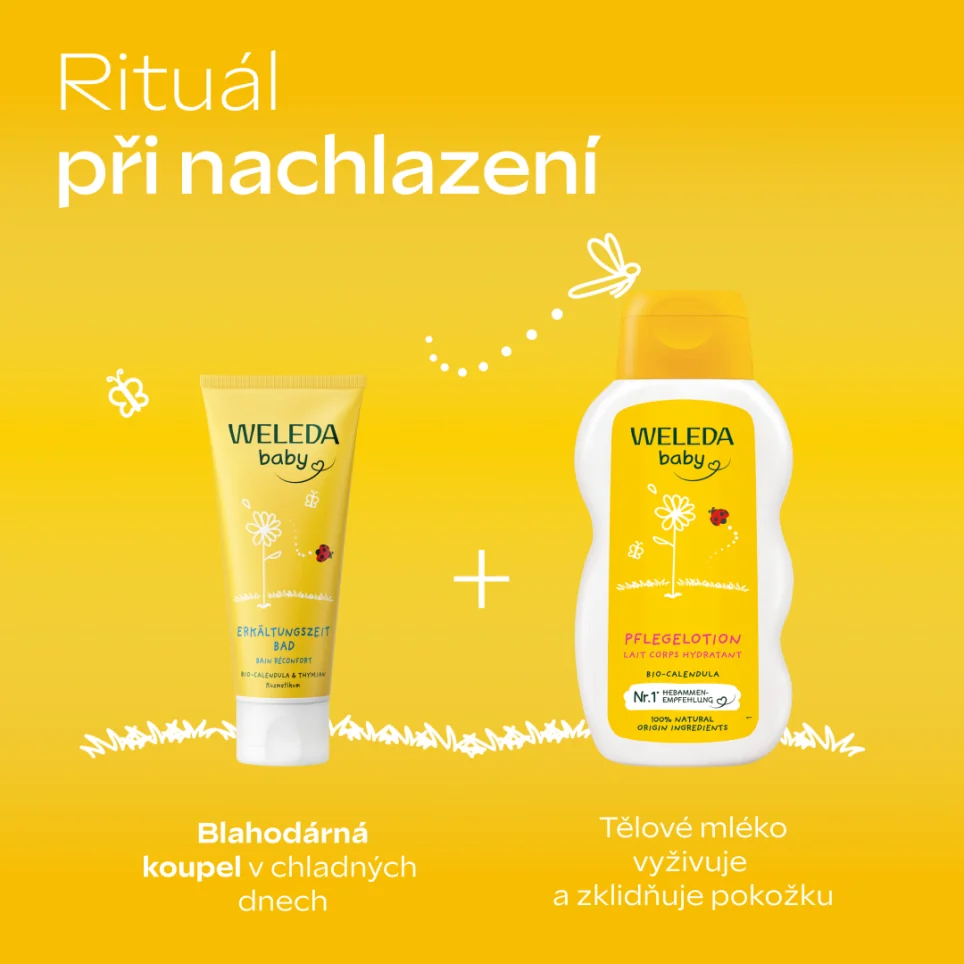 Weleda Baby Měsíčkové tělové mléko 200 ml