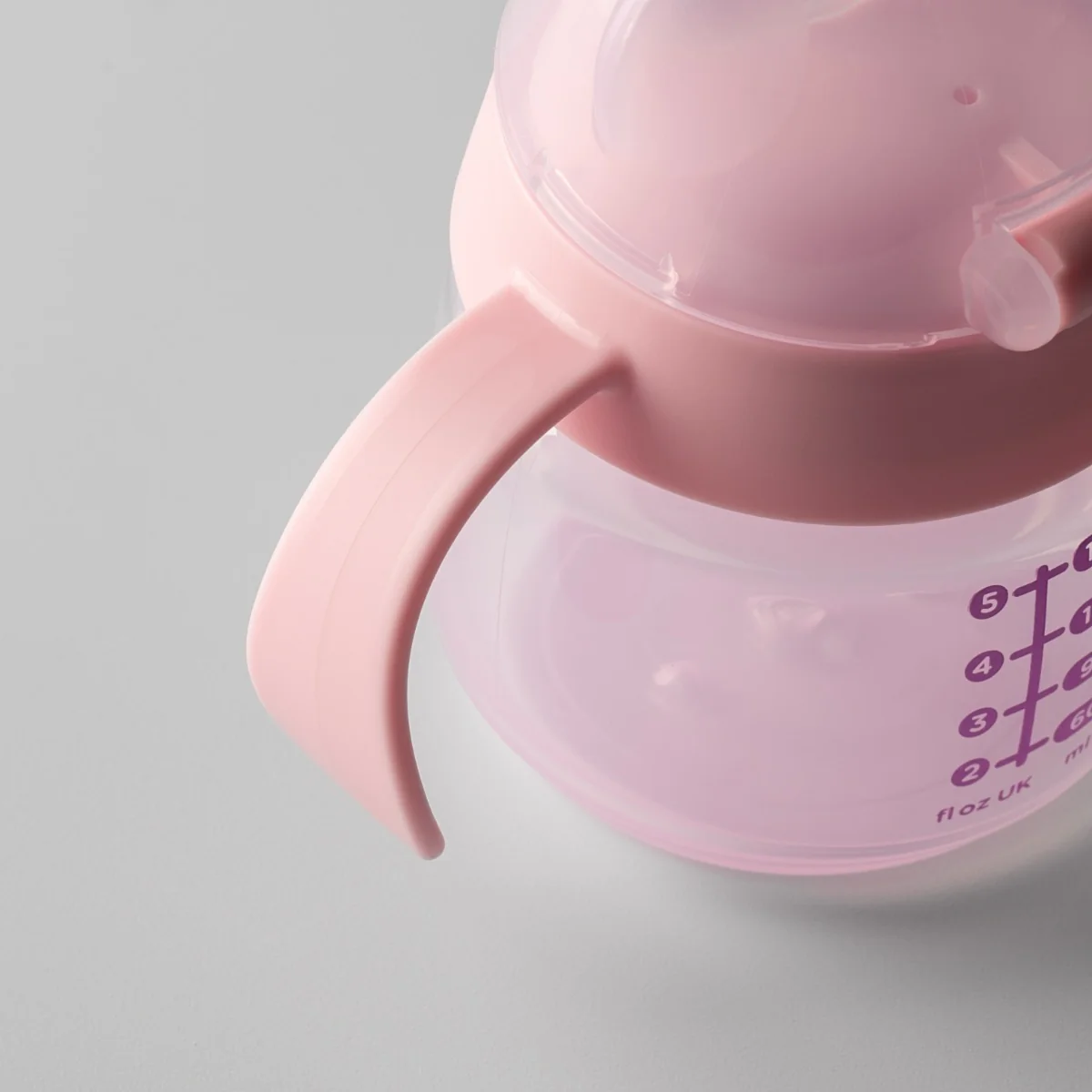 Tommee Tippee Netekoucí hrneček s hubičkou Transition 4m+ 150 ml růžový