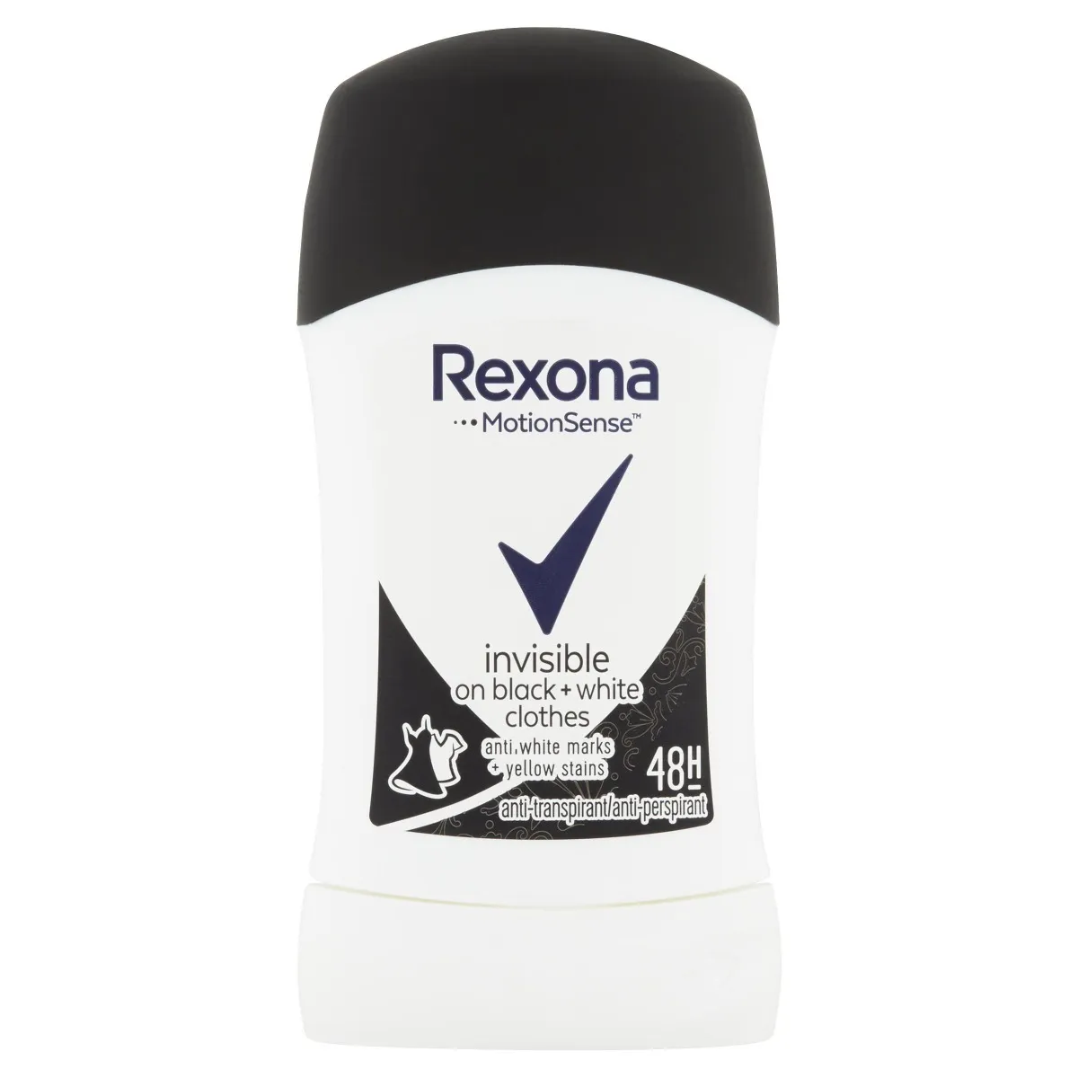 Rexona Invisible on Black & White clothes Antiperspirant stick 40 ml