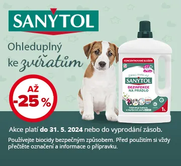 Sanytol 25% sleva (květen 2024)
