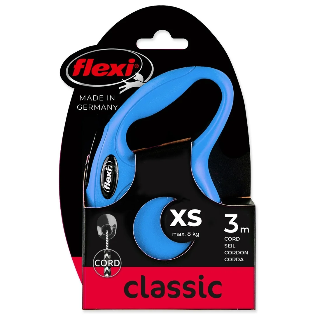 Flexi Vodítko Classic New lanko XS modré 3m