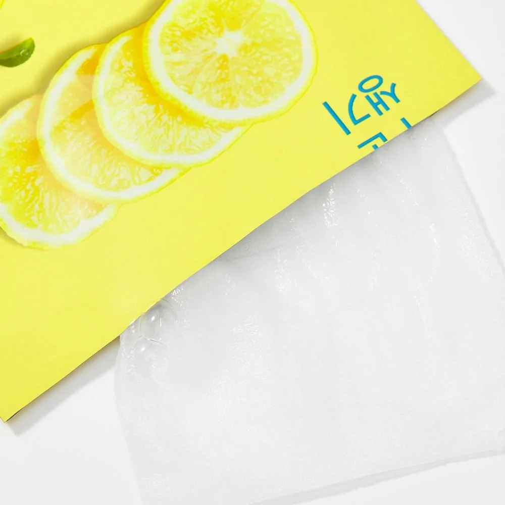 Holika Holika Pure Essence Lemon rozjasňující plátýnková maska 23 ml