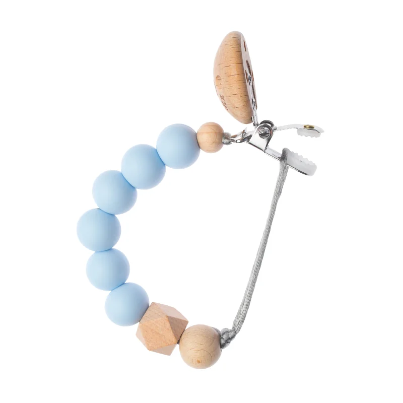 Biberschatz držák dudlíku Pastel Blue