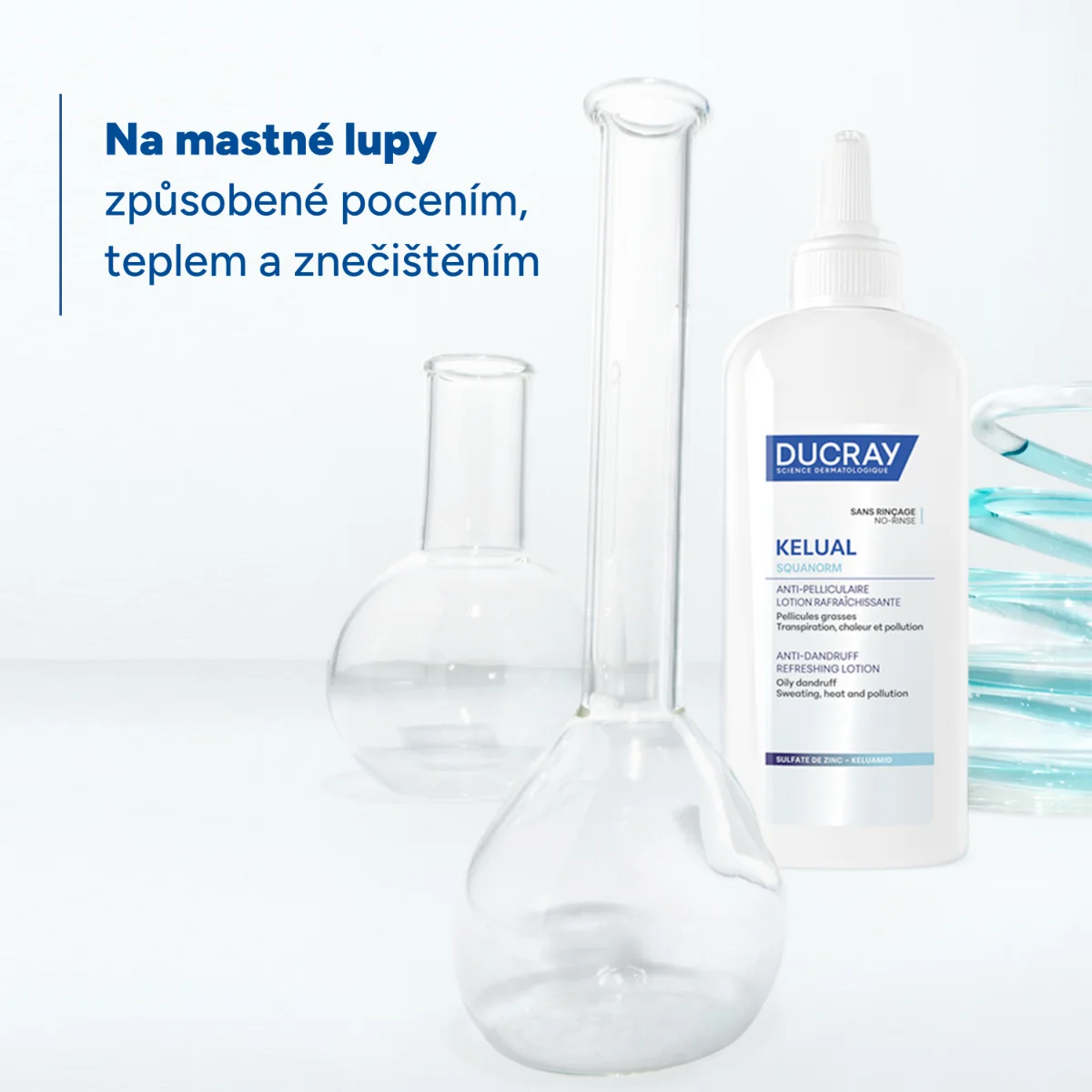 Ducray Kelual Squanorm Roztok proti lupům 190 ml
