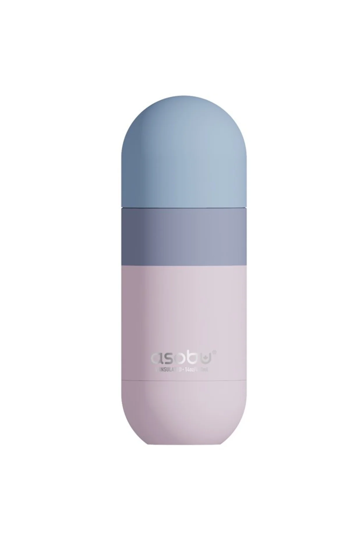 ASOBU ORB cestovní termoska PASTEL PINK 420ml Cestovní termoska