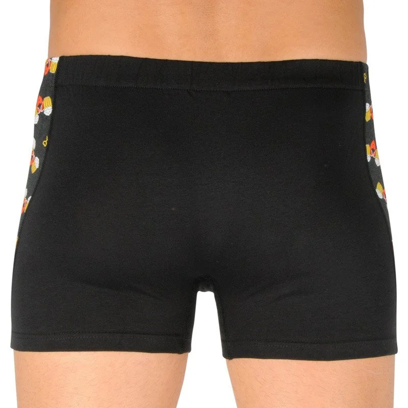 VoXX Pánské boxerky černé (Kamil pivo/love) M