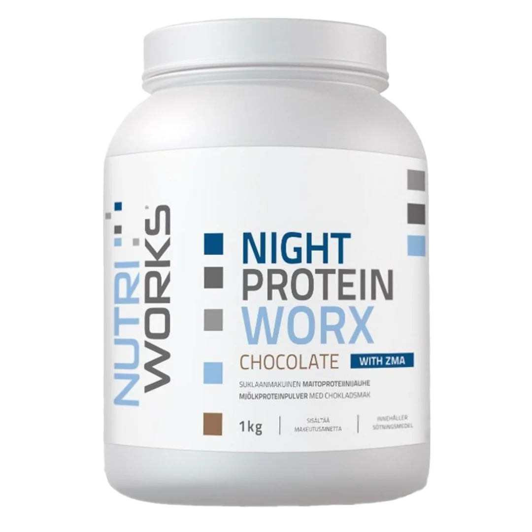 NutriWorks Night Protein Worx 1kg - čokoláda