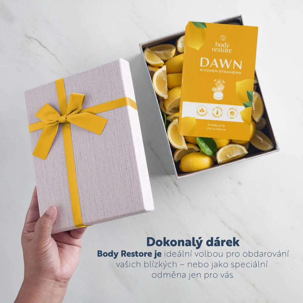 Body Restore Aromatické tablety do sprchy citrus 3 ks