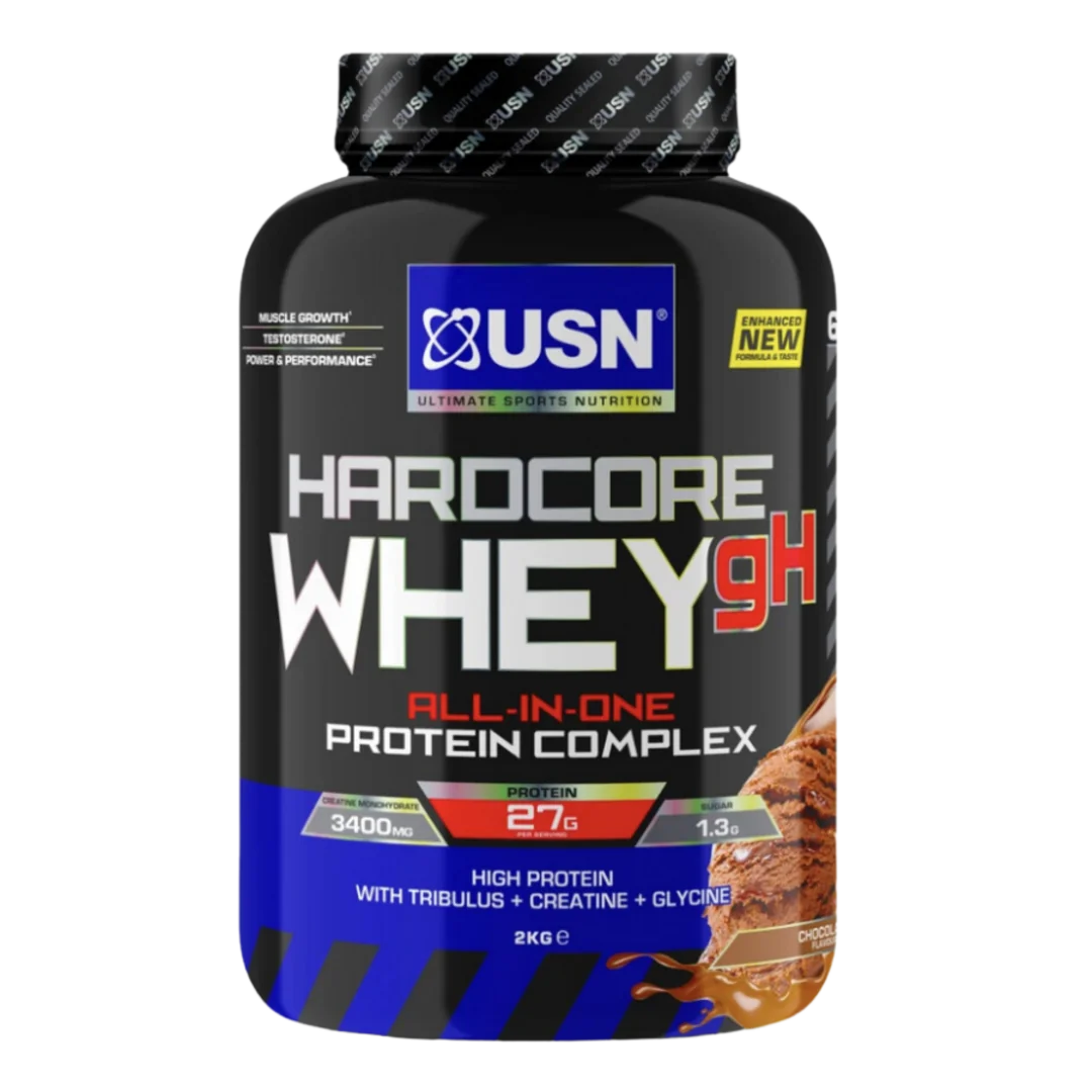USN Hardcore Whey gH 2000g - jahoda