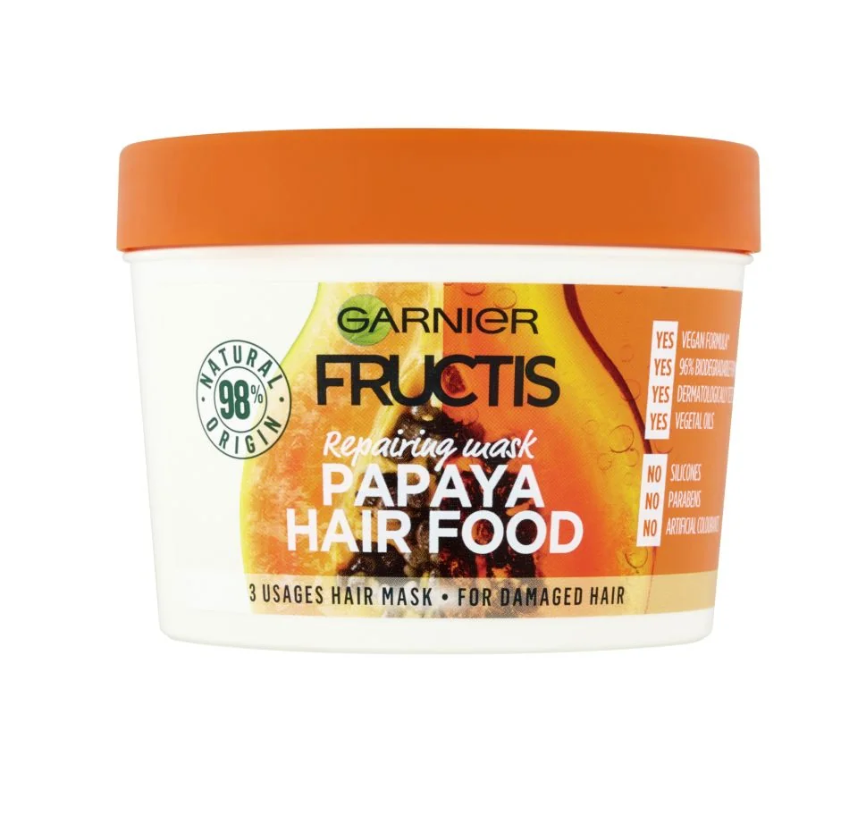 Garnier Fructis Hair Food Papaya 3v1 maska na vlasy 390 ml