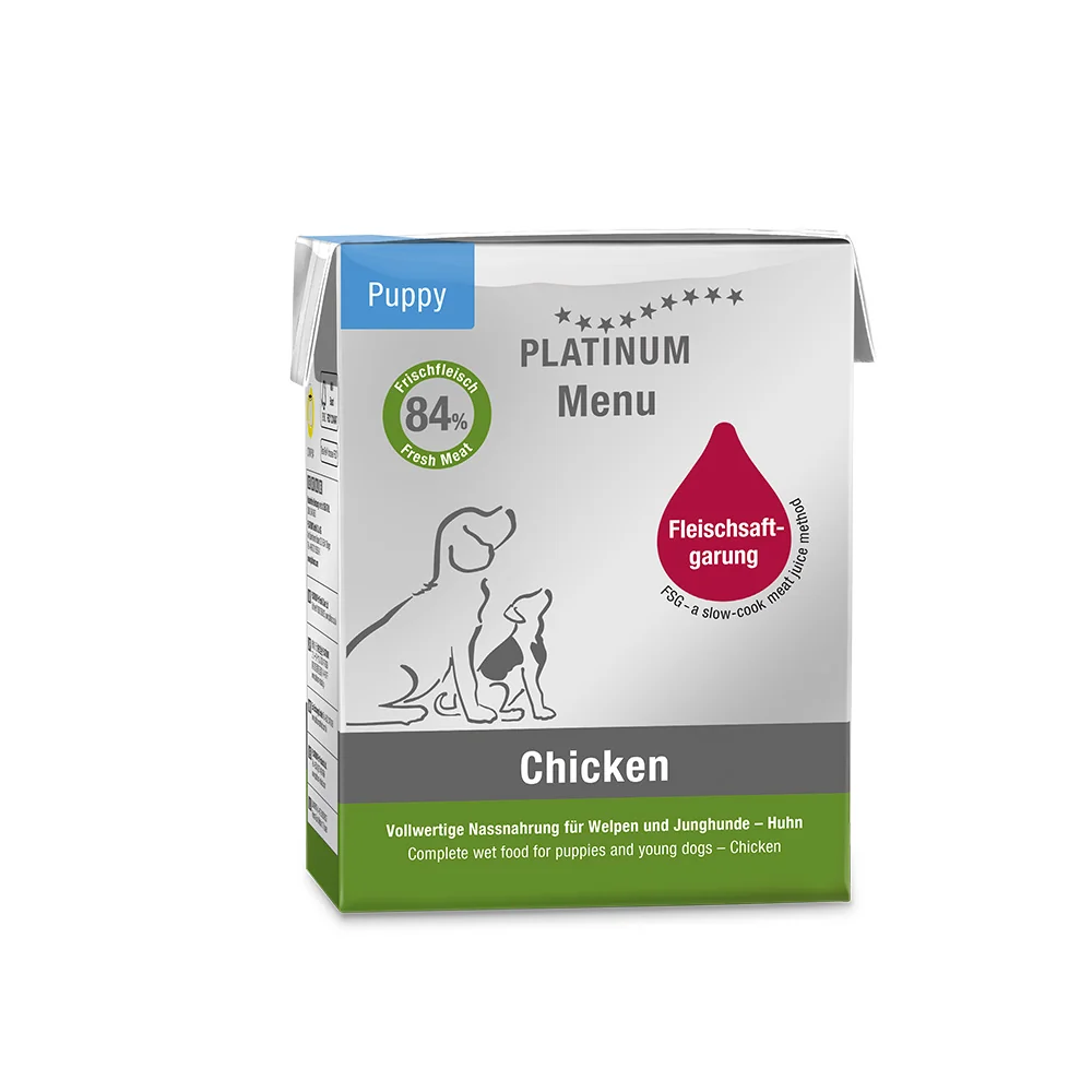 Platinum Menu Puppy Chicken - Kuře pro štěňata 185 g 