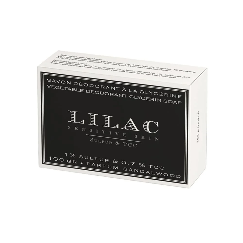 LILAC Antibakteriální glycerínová mycí kostka 100 g