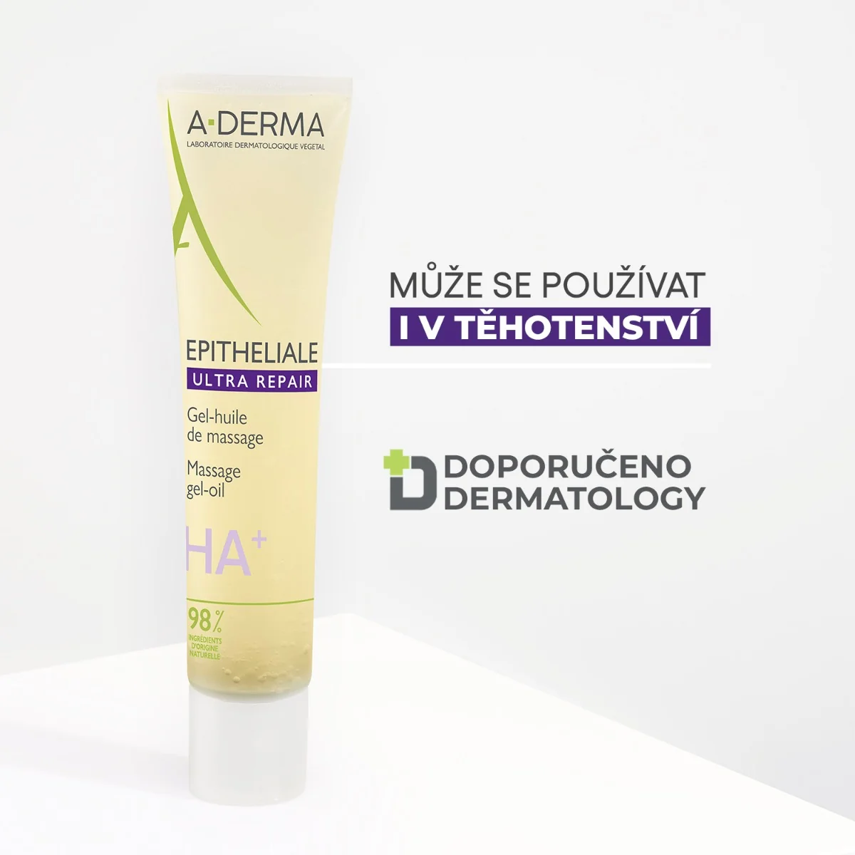 A-Derma Epiteliale A.H. DUO Massage masážní gel 40 ml