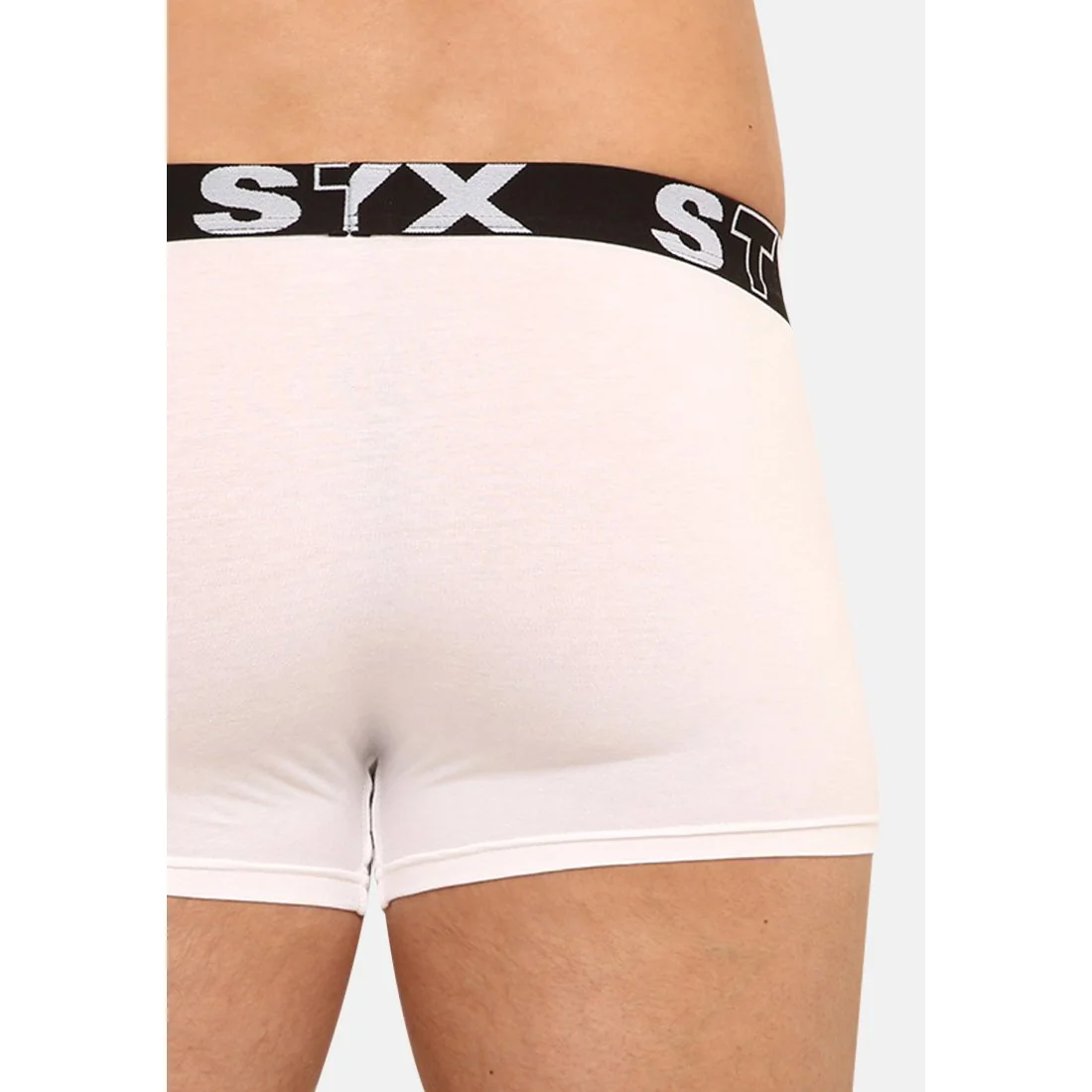 Styx Pánské boxerky sportovní guma bílé (G1061) L