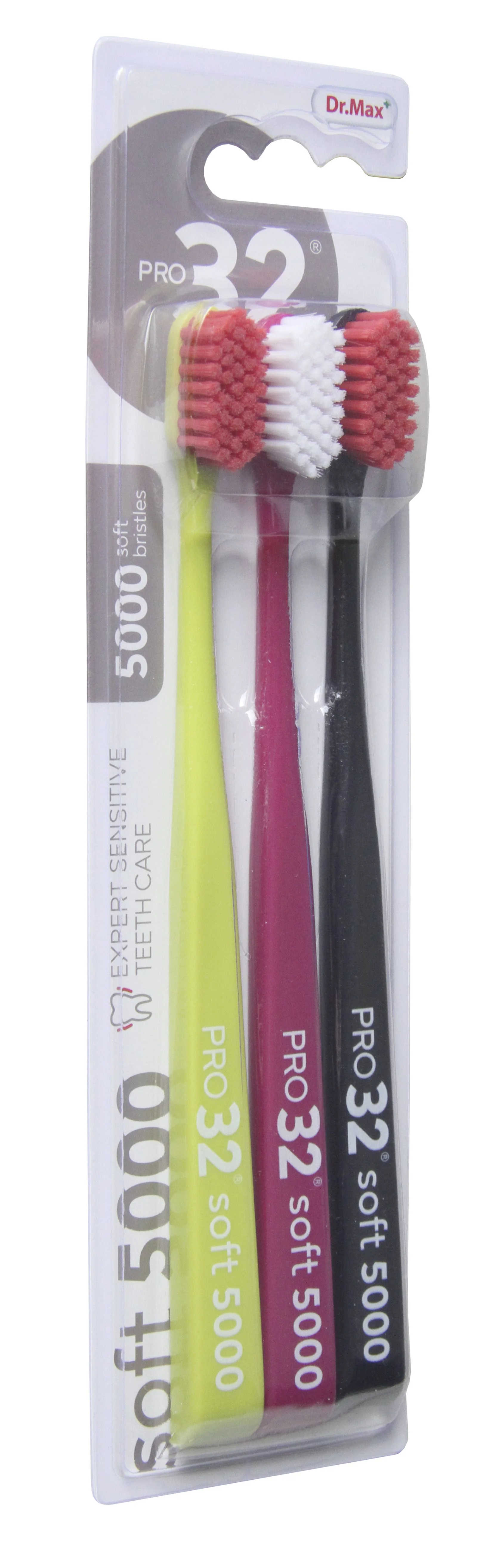 Dr. Max Zubní kartáček PRO32 soft 5000 3ks 