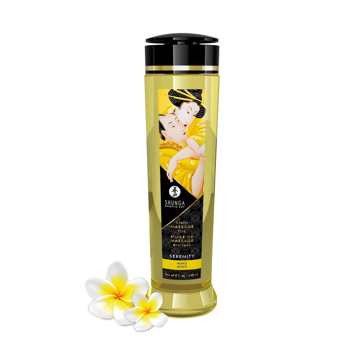 Shunga Serenity masážní olej Monoi (240 ml)
