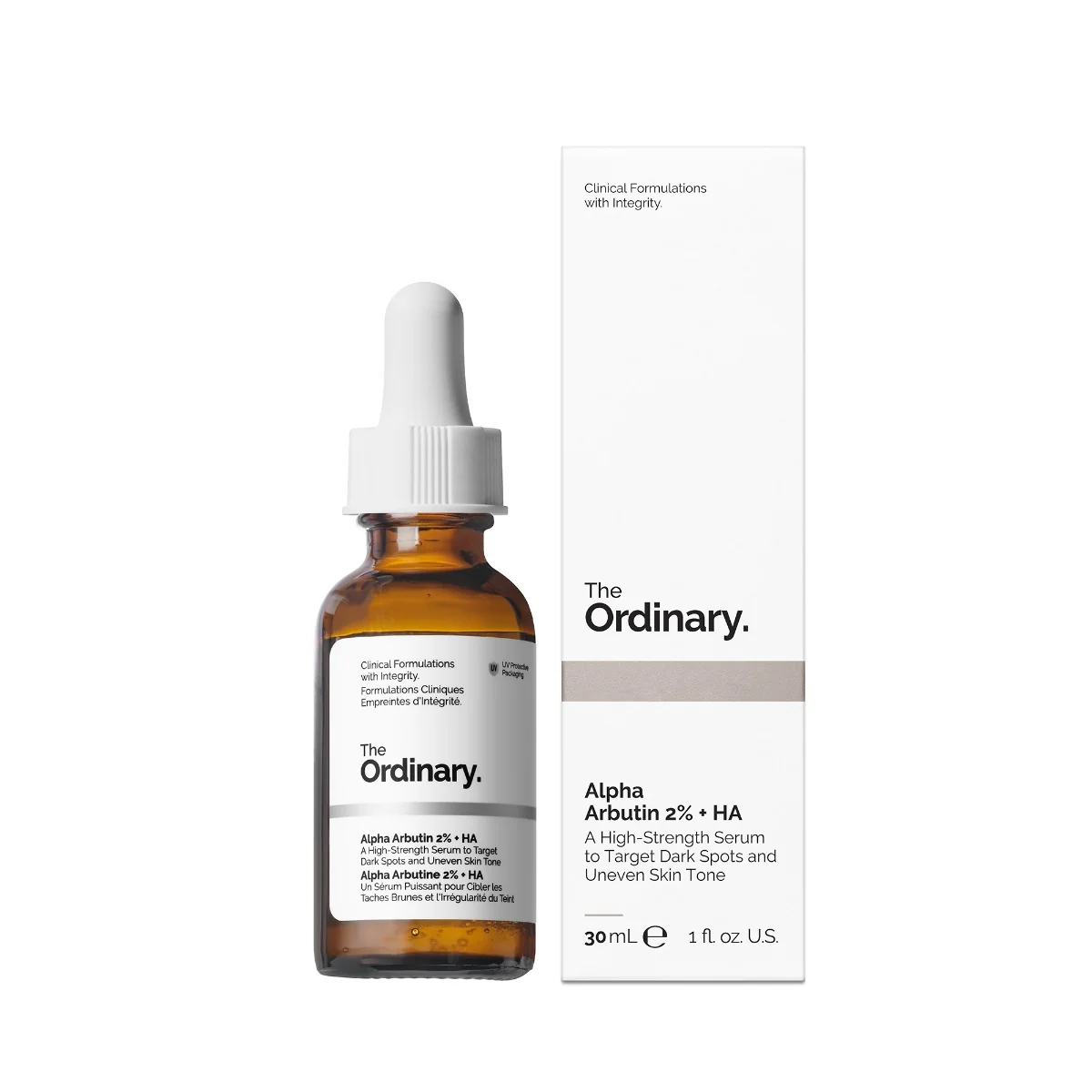 The Ordinary Alpha Arbutin 2% HA rozjasňující sérum 30 ml